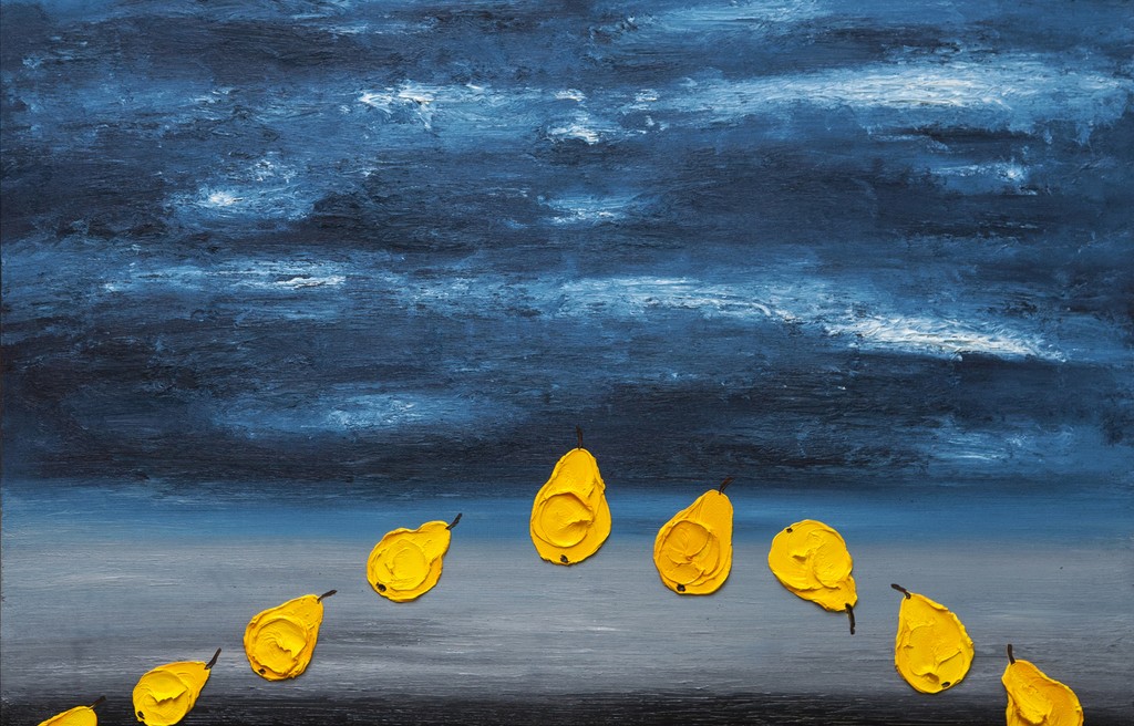 Flight of lemon pear, 2015